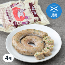 맛의고수 만두순대 선지없이 담백한맛 (냉동), 500g, 4개