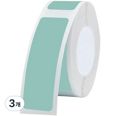 바라보고 P12 라벨프린터 전용 라벨지 분리라벨 티퍼니블루 12 x 40 mm, 150칸, 3개