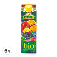 Farner Organic Multi Rosso 果汁, 1L, 6個