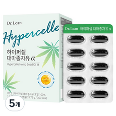 닥터린 하이퍼셀 대마종자유 알파, 30정, 5개