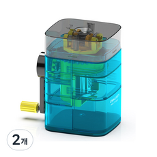 deLi 得力 自動進紙立式透明削鉛筆機 71162BL, 藍色, 2個