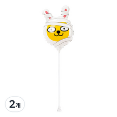아이콘스 카카오프렌즈 해피 할로윈 스틱풍선 100 x 120 mm, 무지, 2개