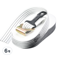 自動扁鉤捆綁帶, 6個