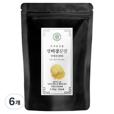 성보식품 국내산 미강분말, 500g, 6개