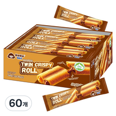 케케걸 트윈 크리스피 롤 초코 & 땅콩맛, 12g, 60개