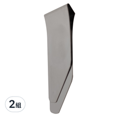 TOHKIN 東京金屬 文件推推夾 35 x 13 x 3mm 8個, 銀色, 2組