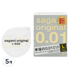사가미오리지널 콘돔 0.01 L, 2개입, 5개