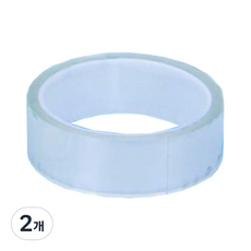 安全超強矽膠雙面膠厚度0.8mm x 長1m x 寬5cm, 2個, 透明