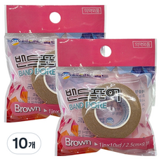 밴드골드 BNG 밴드포어 갈색, 1개입, 10개