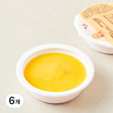 짱죽 냉장 초기 5개월부터 이유식 단호박미음, 140g, 6개