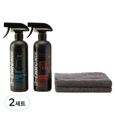 D-CHRONIC Evo-Clean 室內清潔劑 + 皮革保護劑 + 毛巾組, 2套