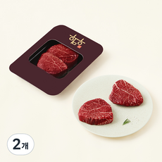 우미우 한우 안심 1++등급 (7) 구이용 (냉장), 200g, 2개