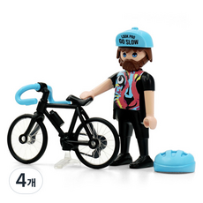 Playmobil 摩比人 自行車選手公仔 71478, 4個