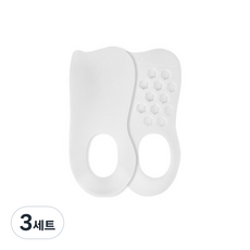 Higher and Higher 腳底保護套 雙腳 白色, 3套