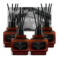 hetras. 調香師藝術擴香禮組, 英格蘭棉, 200ml, 4瓶