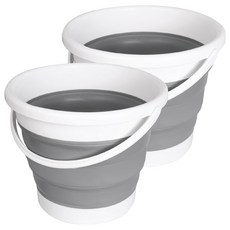 MONACO OLIVE 多用途折疊籃, 2個, 灰色