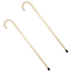 MAME 원목 효도지팡이, 라이트브라운, 2개