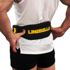 LineBella Max 可折疊舉重腰帶, 黃色, 1個