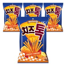 마켓오 치즈톡 달콤치즈맛, 80g, 4개
