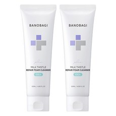 바노바기 밀크 씨슬 리페어 시카 폼 클렌저 플러스, 2개, 120ml