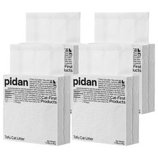 pidan 寵物貓砂 豆腐混合貓砂, 原味, 2.4kg, 4包