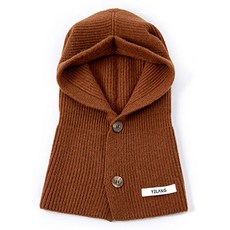 Robroco 女用日常連帽針織高爾夫巴拉克拉瓦頭套, 棕色, 1個