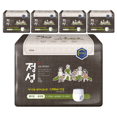 정성 남녀공용 장시간용 성인 매직팬티, 중대형, 10매입, 5개