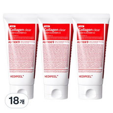 메디필 레드 락토 콜라겐 클리어 폼 클렌저 2.0, 120ml, 18개 120ml, 18개