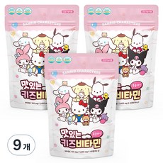 Artex Sanrio Characters Tasty 兒童維生素 56g, 40顆, 9袋
