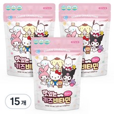 Artex Sanrio Characters Tasty 兒童維生素 56g, 40顆, 15袋