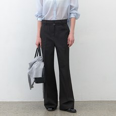 AtelierNain 女款 Din 附腰帶經典棉質長褲 PT-5622