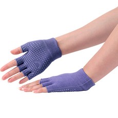 DEVI 防滑瑜伽手套 3雙入, 藍色