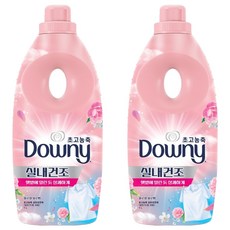 다우니 실내건조 섬유유연제 플로럴블로썸 본품, 1L, 2개