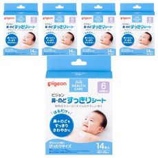 pigeon 貝親 舒鼻貼, 14片, 5盒