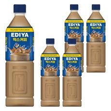 EDIYA COFFEE 三合一咖啡, 1L, 1瓶, 5瓶