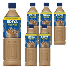 EDIYA COFFEE 三合一咖啡, 1L, 1瓶, 6瓶