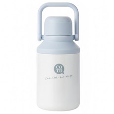 COTD 提把保溫壺 附杯帶, 藍色, 1個, 1L