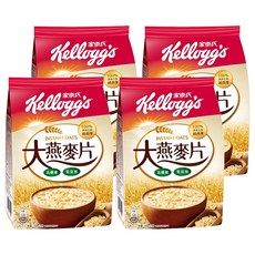 家樂氏 Kellogg's 大燕麥片, 高纖維 零添加, 100%澳洲全穀純燕麥, 750g, 4包