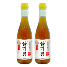 복이네먹거리 통들깨로 만든 진한맛 들기름, 300ml, 2개