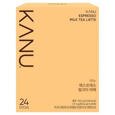 KANU 紅茶拿鐵咖啡, 17.3g, 24條, 1盒