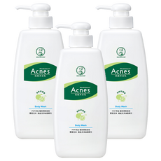 MENTHOLATUM 曼秀雷敦 Acnes 抗痘沐浴乳 清爽柑橘香, 600ml, 3瓶