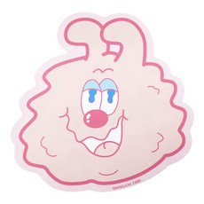 YENDAR 研達 KINGJUN滑鼠墊 超細纖維 橡膠底部 寬21公分 X 高21公分 14歲以上適用, 蠢兔 粉紅色, 1個