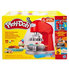 Hasbro 孩之寶 Play-Doh 培樂多 廚房系列神奇轉轉蛋糕遊戲組, 混和顏色, 1盒, 284g, 多色