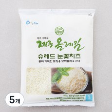 올레길치즈 슈레드 눈꽃 치즈, 300g, 1개입, 5개