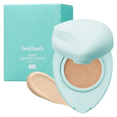 troistouch 愛心水潤裸妝氣墊粉餅 迷你版 5g, 1個, 17 Ivory