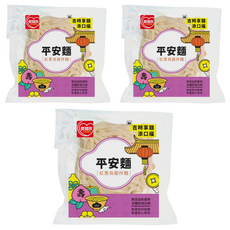 愛麵族 紅蔥烏龍拌麵 常溫保存, 233g, 3個