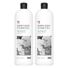 살림백서 딥클린 식기세척기 린스, 1L, 2개