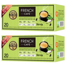 FRENCH CAFE 甜菊糖即溶咖啡, 10.3g, 20條, 2盒
