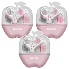 Kinney 豆豆蘋果盒指甲刀 5 件套, 3組