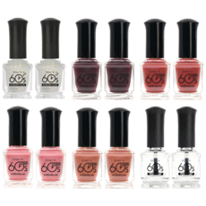 With Shan 60S Nail Mood Syrup Nail Set, 5種指甲+面漆, 2組